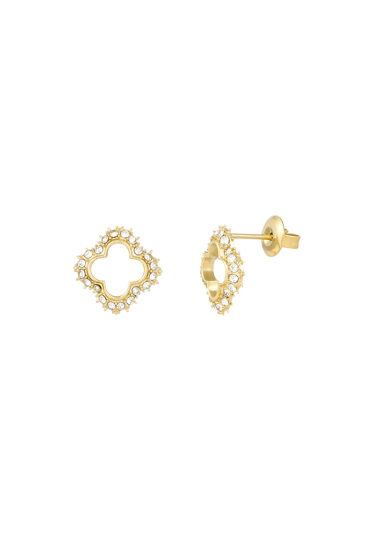 Clover stud earrings