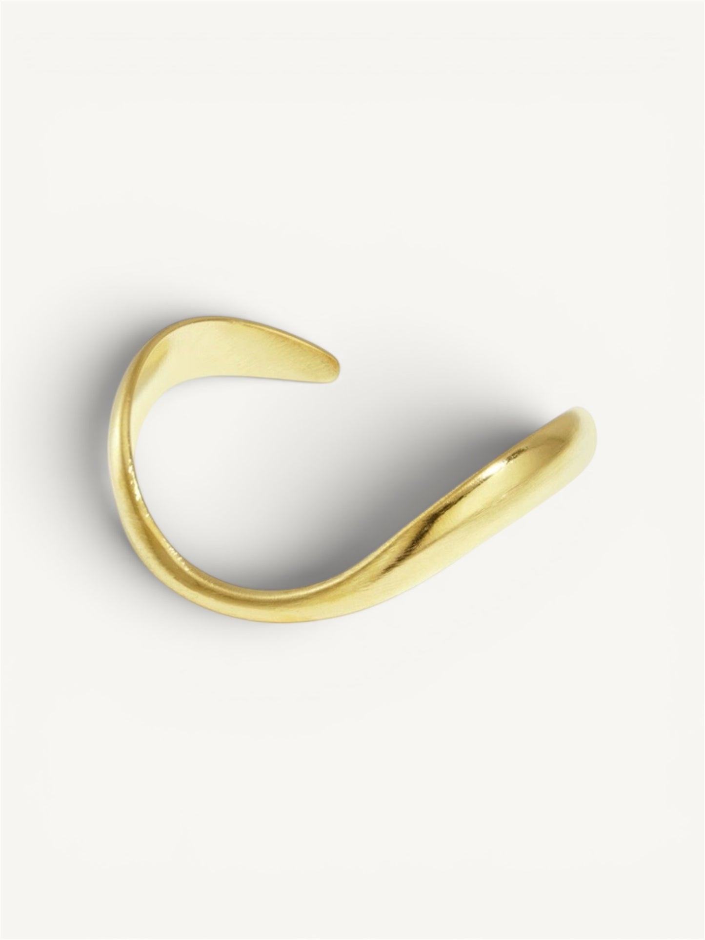 Eclipse curve gold cuff