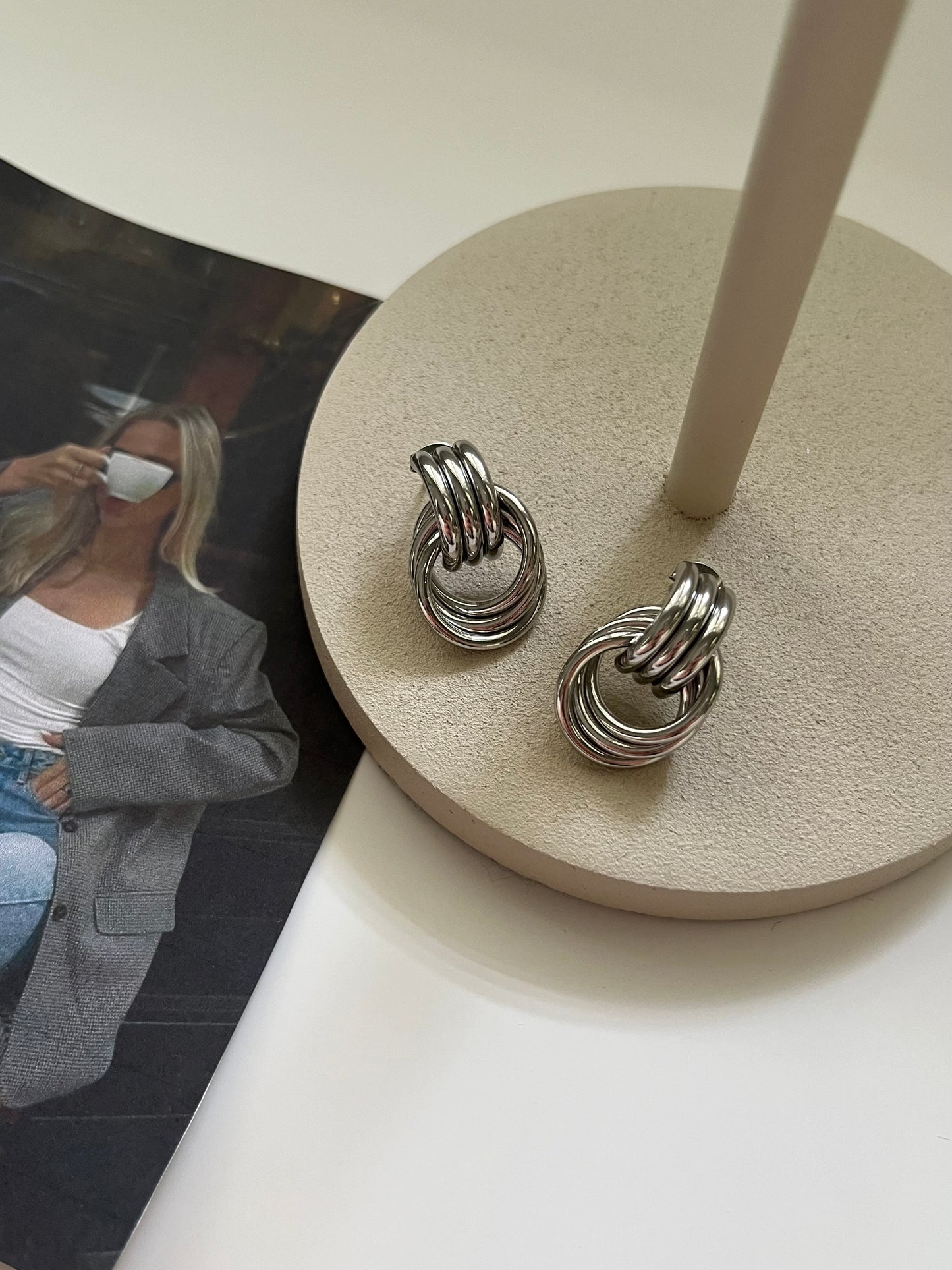 Amina Silver Earrings