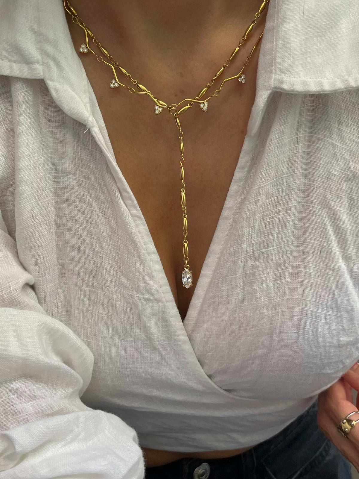 Esther Tie Necklace