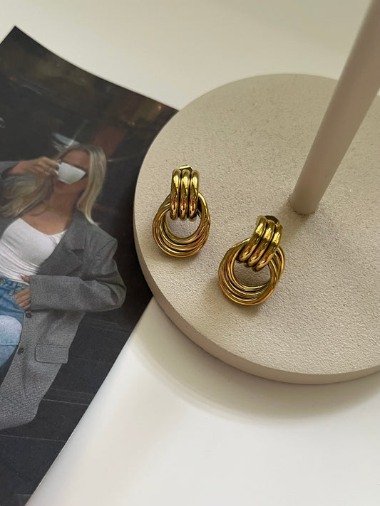 Amina Gold earrings