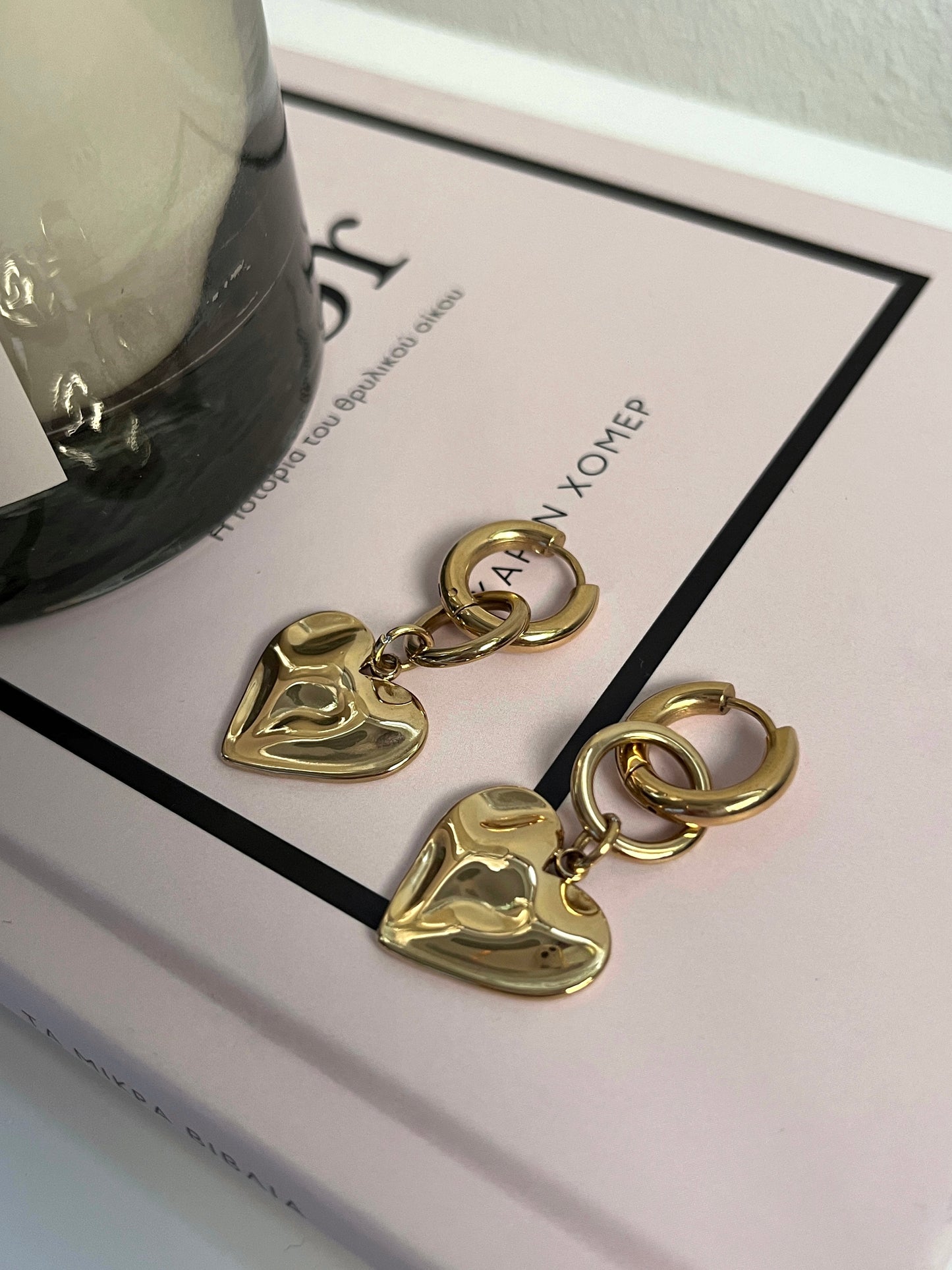 Serina earrings gold